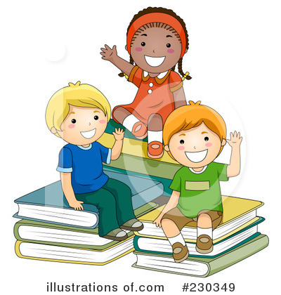 Royalty-Free (RF) Books Clipart Illustration by BNP Design Studio - Stock Sample #230349