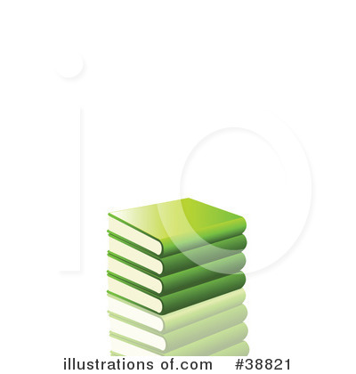 Royalty-Free (RF) Books Clipart Illustration by elaineitalia - Stock Sample #38821