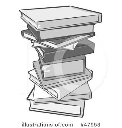 Royalty-Free (RF) Books Clipart Illustration by Leo Blanchette - Stock Sample #47953