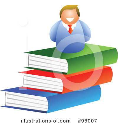 Royalty-Free (RF) Books Clipart Illustration by Prawny - Stock Sample #96007