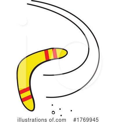 Boomerang Clipart #1769945 by Johnny Sajem