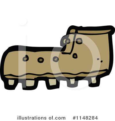Royalty-Free (RF) Boot Clipart Illustration by lineartestpilot - Stock Sample #1148284