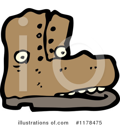 Royalty-Free (RF) Boot Clipart Illustration by lineartestpilot - Stock Sample #1178475