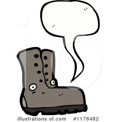 Royalty-Free (RF) Boot Clipart Illustration by lineartestpilot - Stock Sample #1178482