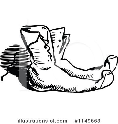 Royalty-Free (RF) Boots Clipart Illustration by Prawny Vintage - Stock Sample #1149663