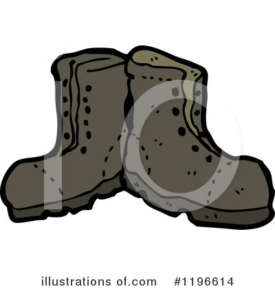 Royalty-Free (RF) Boots Clipart Illustration by lineartestpilot - Stock Sample #1196614