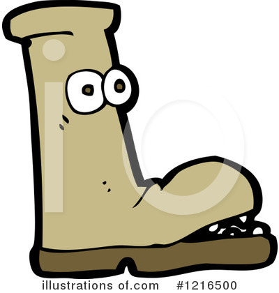Royalty-Free (RF) Boots Clipart Illustration by lineartestpilot - Stock Sample #1216500