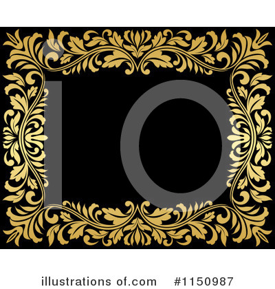 Royalty-Free (RF) Border Clipart Illustration by Vector Tradition SM - Stock Sample #1150987