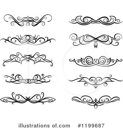 Royalty-Free (RF) Border Clipart Illustration by Vector Tradition SM - Stock Sample #1199687
