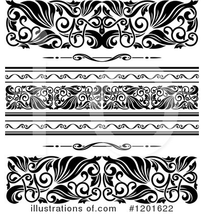 Royalty-Free (RF) Border Clipart Illustration by Vector Tradition SM - Stock Sample #1201622