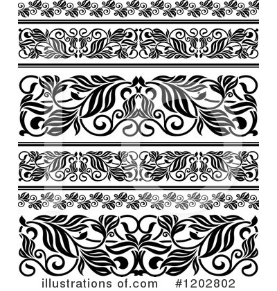 Royalty-Free (RF) Border Clipart Illustration by Vector Tradition SM - Stock Sample #1202802
