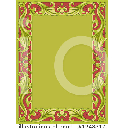 Royalty-Free (RF) Border Clipart Illustration by BNP Design Studio - Stock Sample #1248317