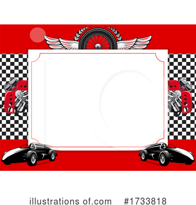 Race Car Clipart #1733818 by Vector Tradition SM