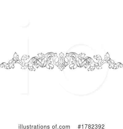 Filigree Clipart #1782392 by AtStockIllustration