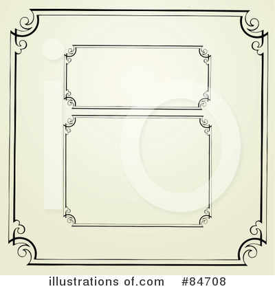 Royalty-Free (RF) Border Clipart Illustration by BestVector - Stock Sample #84708