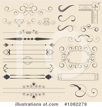 Royalty-Free (RF) Borders Clipart Illustration by vectorace - Stock Sample #1082279