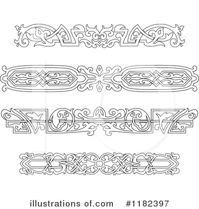 Royalty-Free (RF) Borders Clipart Illustration by Vector Tradition SM - Stock Sample #1182397
