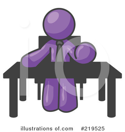 Royalty-Free (RF) Boss Clipart Illustration by Leo Blanchette - Stock Sample #219525