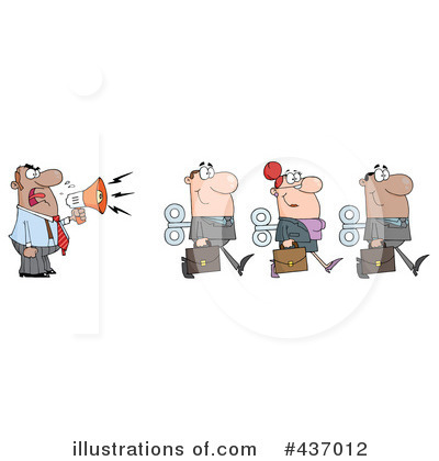 Royalty-Free (RF) Boss Clipart Illustration by Hit Toon - Stock Sample #437012