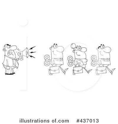 Royalty-Free (RF) Boss Clipart Illustration by Hit Toon - Stock Sample #437013