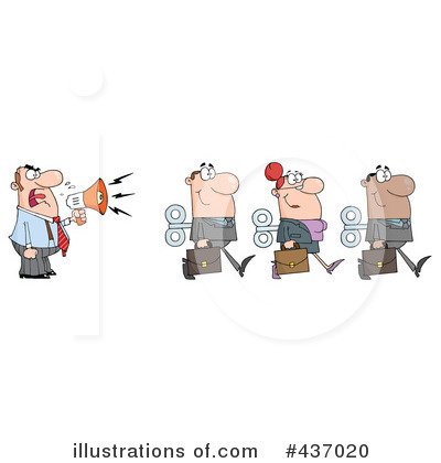 Royalty-Free (RF) Boss Clipart Illustration by Hit Toon - Stock Sample #437020