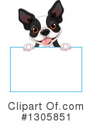 Boston Terrier Clipart #1305851 by Pushkin