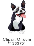 Boston Terrier Clipart #1363751 by Pushkin