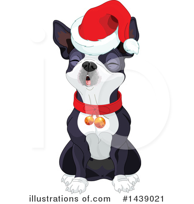 Royalty-Free (RF) Boston Terrier Clipart Illustration by Pushkin - Stock Sample #1439021