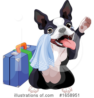Boston Terrier Clipart #1658951 by Pushkin