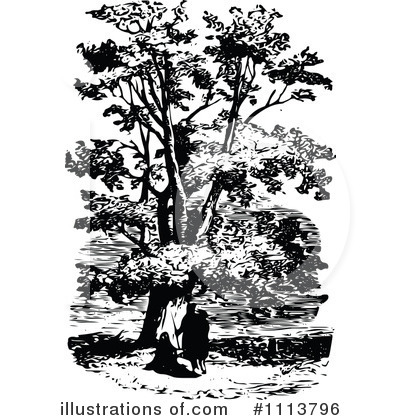 Royalty-Free (RF) Botanical Clipart Illustration by Prawny Vintage - Stock Sample #1113796