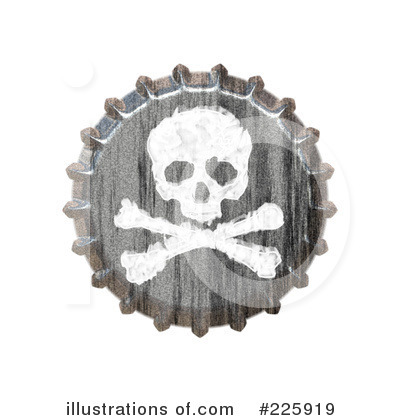 Royalty-Free (RF) Bottle Cap Clipart Illustration by Arena Creative - Stock Sample #225919