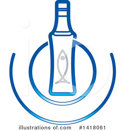 Royalty-Free (RF) Bottle Clipart Illustration by Lal Perera - Stock Sample #1418061