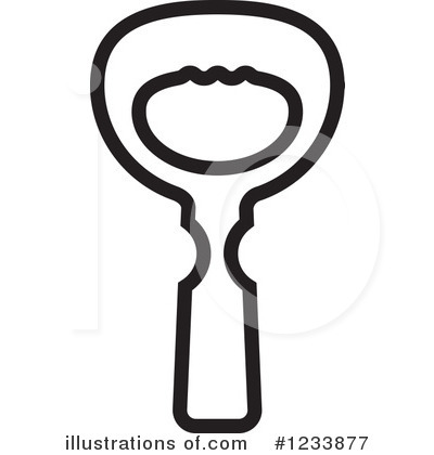Royalty-Free (RF) Bottle Opener Clipart Illustration by Lal Perera - Stock Sample #1233877