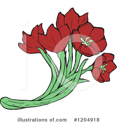 Royalty-Free (RF) Bouquet Clipart Illustration by lineartestpilot - Stock Sample #1204918
