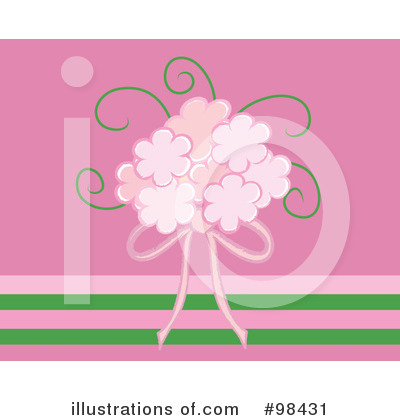 Royalty-Free (RF) Bouquet Clipart Illustration by Pams Clipart - Stock Sample #98431