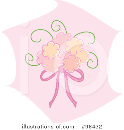 Royalty-Free (RF) Bouquet Clipart Illustration by Pams Clipart - Stock Sample #98432