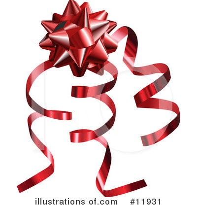 Red Ribbon Clipart #11931 by AtStockIllustration