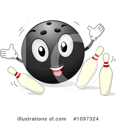 Royalty-Free (RF) Bowling Ball Clipart Illustration by BNP Design Studio - Stock Sample #1097324