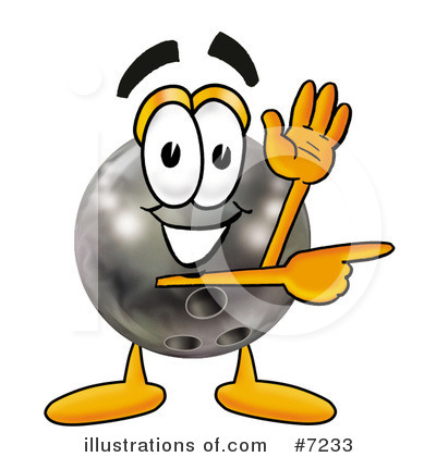 Royalty-Free (RF) Bowling Ball Clipart Illustration by Mascot Junction - Stock Sample #7233