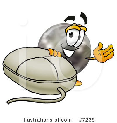Royalty-Free (RF) Bowling Ball Clipart Illustration by Mascot Junction - Stock Sample #7235