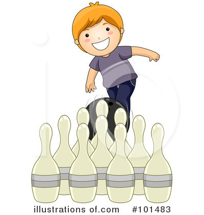 Royalty-Free (RF) Bowling Clipart Illustration by BNP Design Studio - Stock Sample #101483