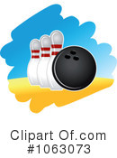 Bowling Clipart #1063073 by Vector Tradition SM