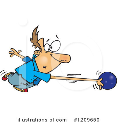 Royalty-Free (RF) Bowling Clipart Illustration by toonaday - Stock Sample #1209650