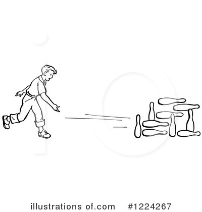 Royalty-Free (RF) Bowling Clipart Illustration by Picsburg - Stock Sample #1224267