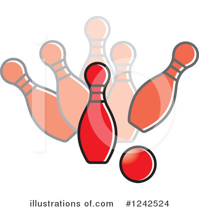 Royalty-Free (RF) Bowling Clipart Illustration by Lal Perera - Stock Sample #1242524