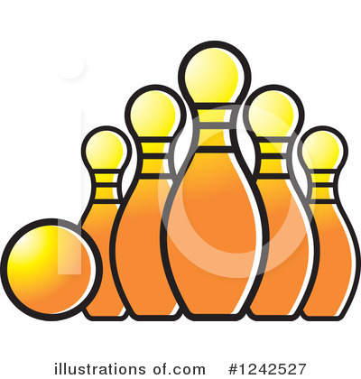Royalty-Free (RF) Bowling Clipart Illustration by Lal Perera - Stock Sample #1242527