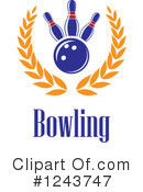 Bowling Clipart #1243747 by Vector Tradition SM
