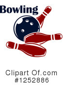 Bowling Clipart #1252886 by Vector Tradition SM