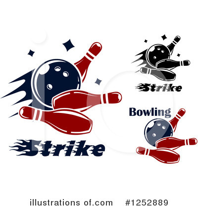 Royalty-Free (RF) Bowling Clipart Illustration by Vector Tradition SM - Stock Sample #1252889