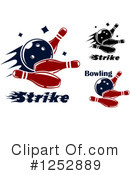 Bowling Clipart #1252889 by Vector Tradition SM